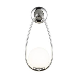 Galassia 1-Light Wall Sconce in Polished Nickel