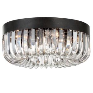 Alister 5-Light Ceiling Mount in Charcoal Bronze