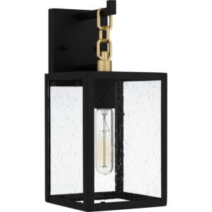 Anchorage 1-Light Outdoor Wall Mount in Matte Black