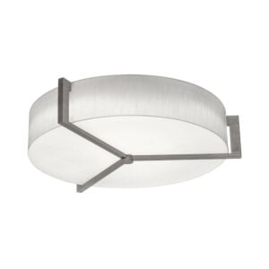 Apex 3-Light Flush Mount in Weathered Grey