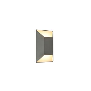Avenue Outdoor 2-Light LED Outdoor Wall Mount in Silver