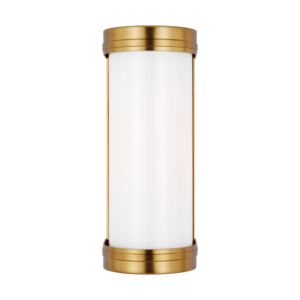 Ifran 1-Light Bathroom Vanity Light in Burnished Brass