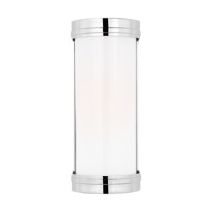 Ifran 1-Light Bathroom Vanity Light in Polished Nickel
