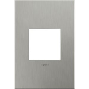 LeGrand adorne Brushed Stainless Steel 1 Opening Wall Plate