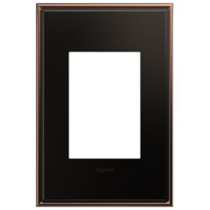 LeGrand adorne Oil Rubbed Bronze 1 Opening + Wall Plate