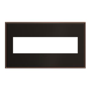 LeGrand adorne Oil Rubbed Bronze 4 Opening Wall Plate