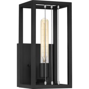 Awendaw 1-Light Wall Sconce in Matte Black