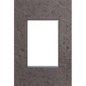 LeGrand adorne Hubbardton Forge Natural Iron 1 Opening + Wall Plate