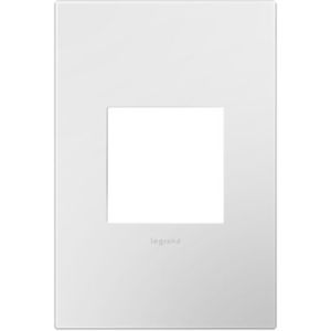  adorne Gloss White-on-WhiteOpening Wall Plate