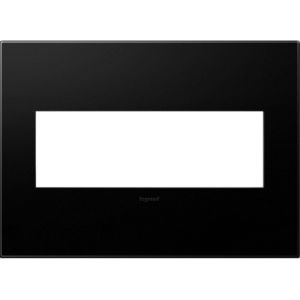 LeGrand adorne Graphite 3 Opening Wall Plate