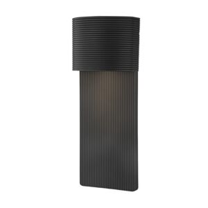 Tempe 1-Light Outdoor Wall Sconce in Soft Black