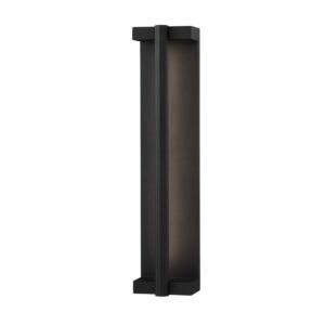 Calla 1-Light LED Outdoor Wall Sconce in Textured Black