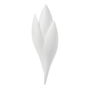 Rose 1-Light Wall Sconce in Gesso White