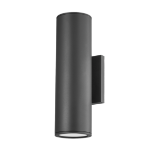 Perry 1-Light Exterior Wall Sconce in Textured Black