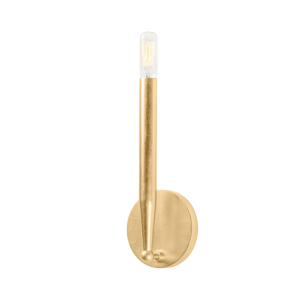 Levi 1-Light Wall Sconce in Gold Leaf
