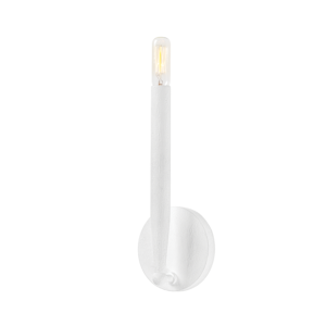 Levi 1-Light Wall Sconce in Gesso White