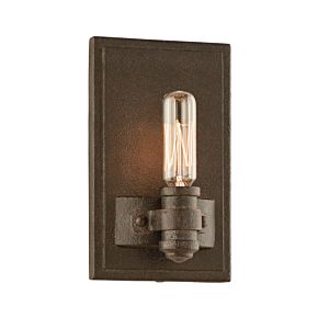 Troy Pike Place 7 Inch Wall Sconce in Shipyard Bronze