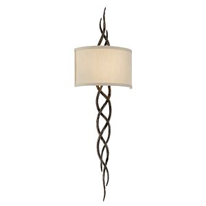 Troy Tattoo 2 Light 36 Inch Wall Sconce in Cottage Bronze