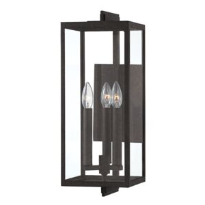 Nico 3-Light Outdoor Wall Sconce in French Iron