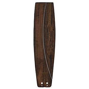 Fanimation Blades Wood 26 Inch Soft Rounded Carved Wood Blade in Walnut