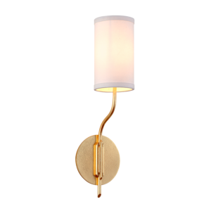 Troy Juniper 21 Inch Wall Sconce in Textured Gold Leaf