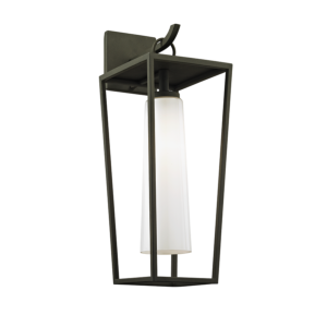 Troy Mission Beach 20 Inch Outdoor Wall Light in Textured Black