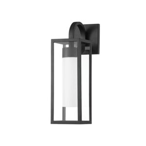 Pax 1-Light Outdoor Wall Sconce in Texture Black