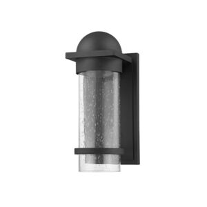 Nero 1-Light Outdoor Wall Sconce in Texture Black