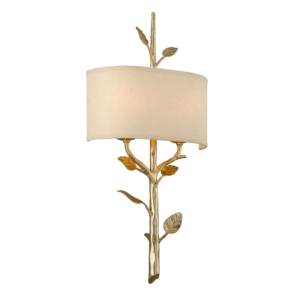 Troy Almont 2 Light 26 Inch Wall Sconce in Gold Leaf