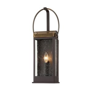 Holmes 1-Light Wall Sconce in Bronze with Brass