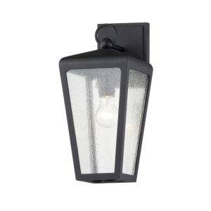 Troy Mariden Wall Sconce in Textured Black