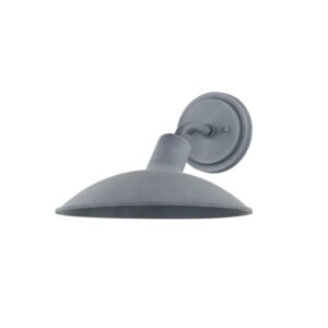Otis 1-Light Outdoor Wall Sconce in Weathered Zinc