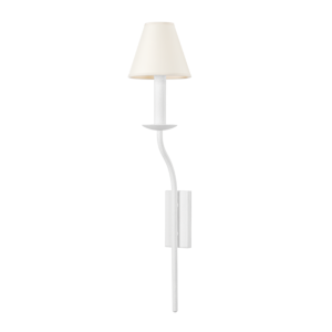 Lomita One-Light Sconce in Gesso White