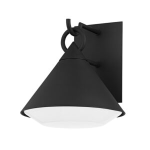 Catalina 1-Light Outdoor Wall Sconce in Textured Black