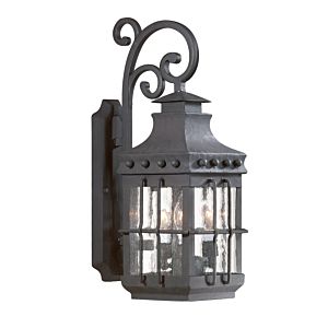 Troy Dover 3 Light 23 Inch Outdoor Wall Light in Natural Bronze