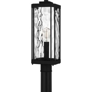 Balchier 1-Light Outdoor Lantern in Matte Black