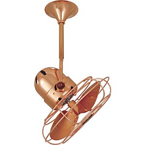 Bianca Direcional 3-Speed AC 13" Ceiling Fan in Polished Copper with Polished Copper blades