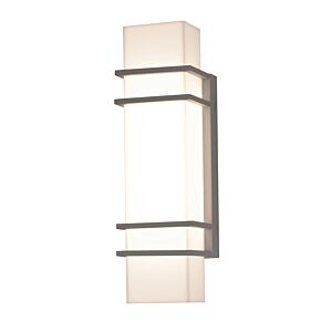 Blaine LED Outdoor Wall Sconce in Textured Grey