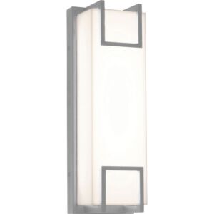 Beaumont LED Outdoor Wall Sconce in Textured Grey