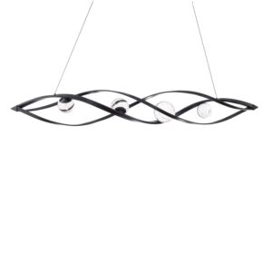 Slipstream 1-Light LED Linear Pendant in Black