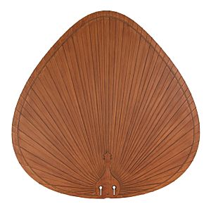 Fanimation Blades Plastic Blade Set of 5 22 Inch Wide Oval Composite Palm in Brown