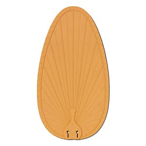 Fanimation Blades Plastic Blade Set of 5 22 Inch Narrow Oval Composite Palm in Tan
