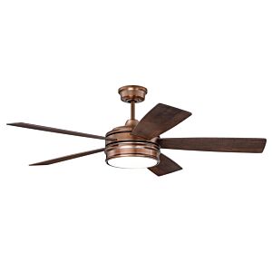 Craftmade 52 Inch Braxton Ceiling Fan in Brushed Copper