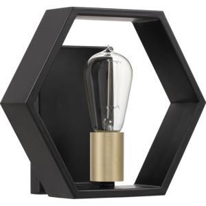 Quoizel Bismarck 9 Inch Wall Sconce in Earth Black