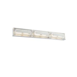Soiree 1-Light LED Bathroom Vanity Light in Polished Nickel