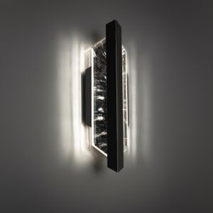 Vesta LED Outdoor Wall Sconce in Black