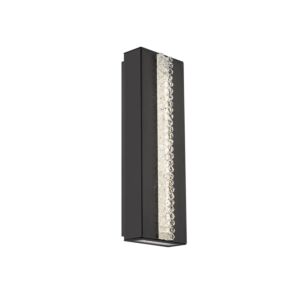 Cascade LED Outdoor Wall Sconce in Black