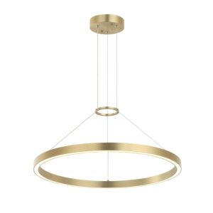O'Hara 1-Light LED Chandelier in Brushed Gold