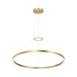 O'Hara 1-Light LED Chandelier in Brushed Gold