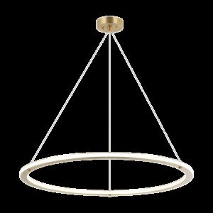 Victoria 1-Light Pendants in Brushed Gold